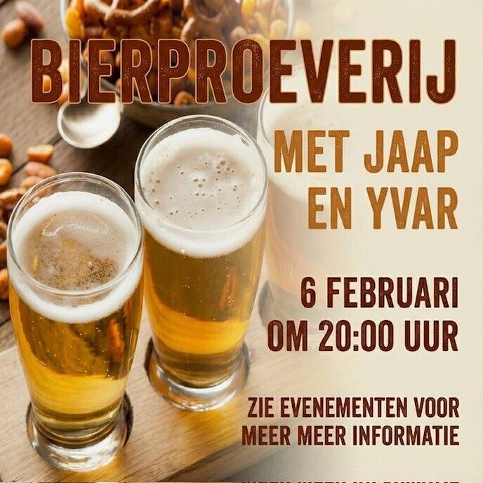 Bierproeverij met Jaap van Dijk en Yvar
