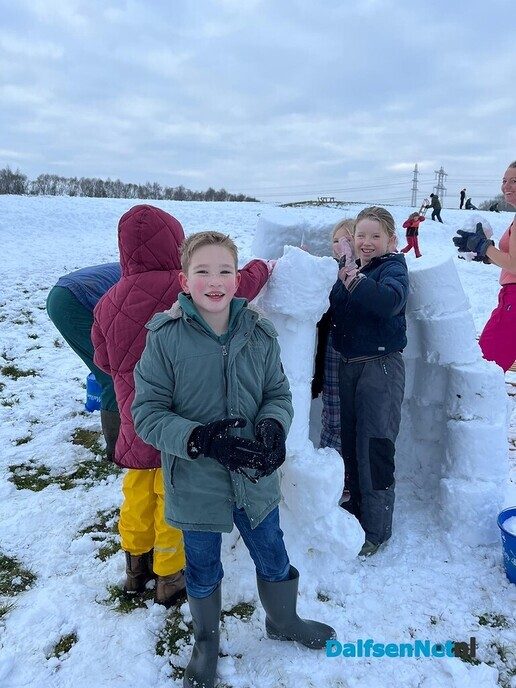 Sneeuwpret op CBS Sjaloom - Foto: Ingezonden foto
