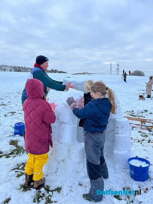 Sneeuwpret op CBS Sjaloom - Foto: Ingezonden foto