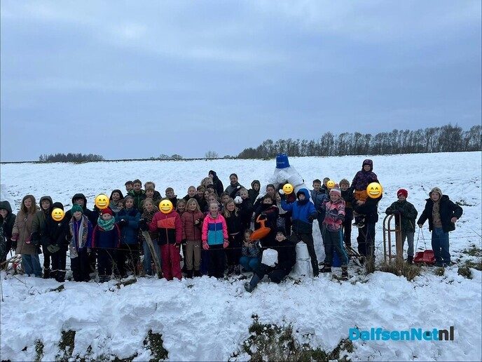 Sneeuwpret op CBS Sjaloom - Foto: Ingezonden foto