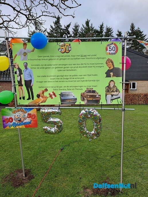Erik 50 jaar - Foto: Ingezonden foto