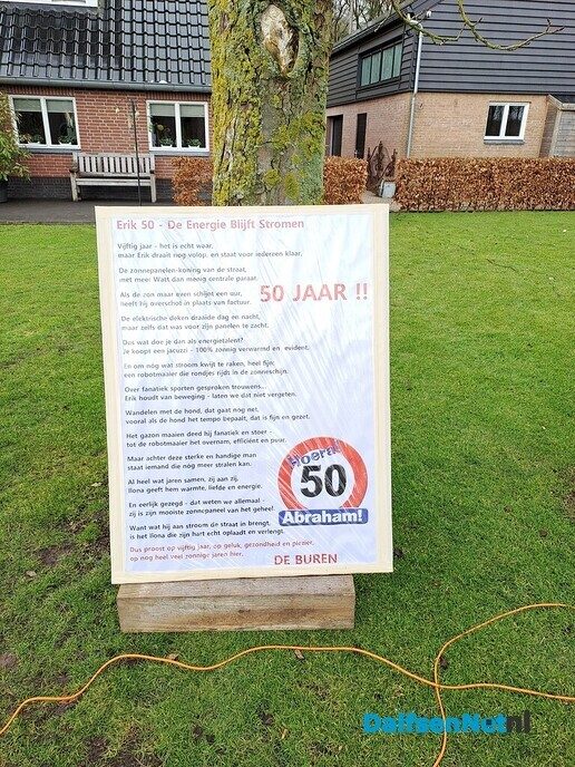 Erik 50 jaar - Foto: Ingezonden foto