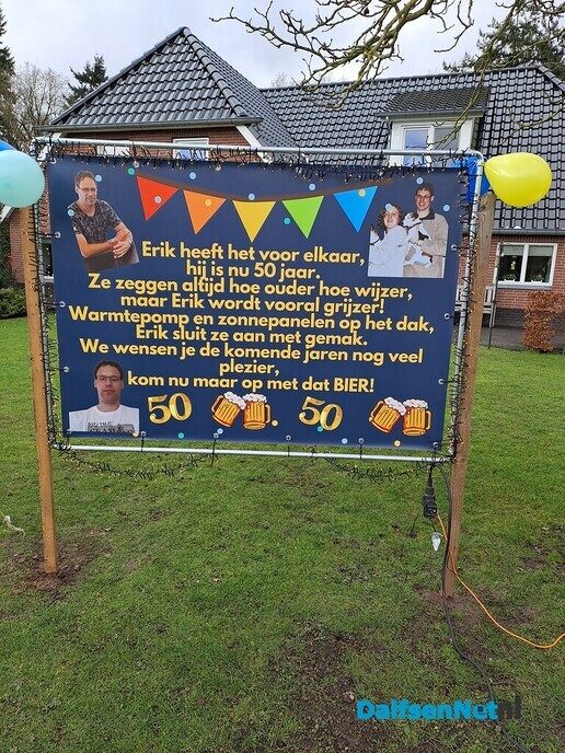Erik 50 jaar - Foto: Ingezonden foto