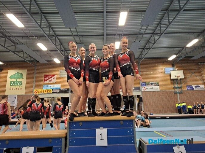 4 x goud voor turnsters GVN - Foto: Ingezonden foto