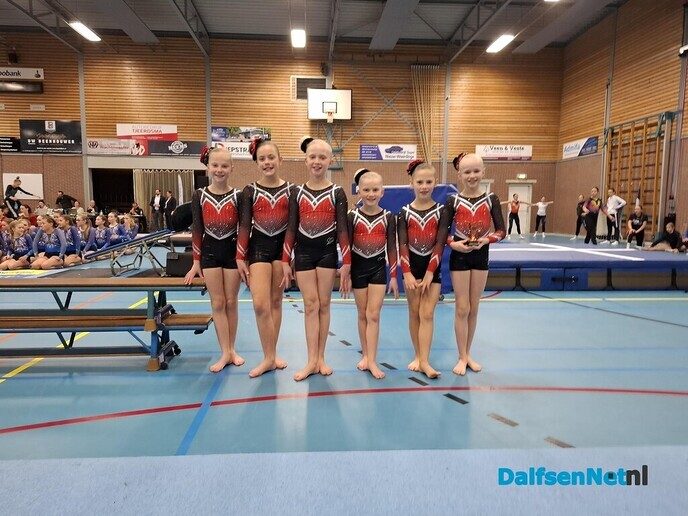 4 x goud voor turnsters GVN - Foto: Ingezonden foto