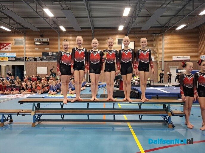 4 x goud voor turnsters GVN - Foto: Ingezonden foto