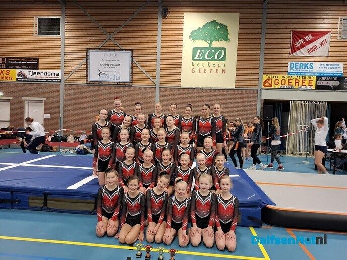 4 x goud voor turnsters GVN - Foto: Ingezonden foto