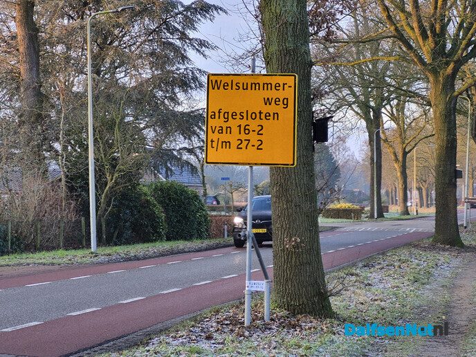 Welsummerweg afgesloten - Foto: Ingezonden foto