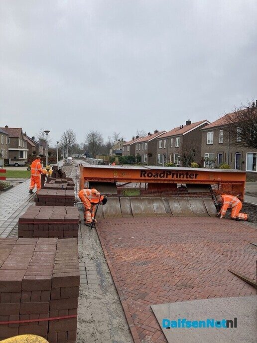 Werkzaamheden weth. Prinsstraat  Nieuwleusenvorderen gestaag - Foto: Ingezonden foto