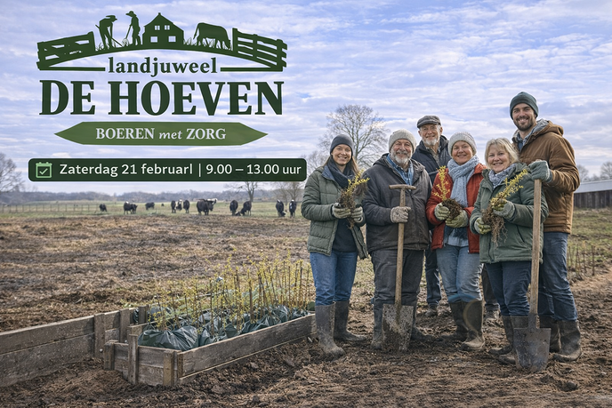 Vrijwilligers gezocht voor vergroening op Landjuweel de Hoeven