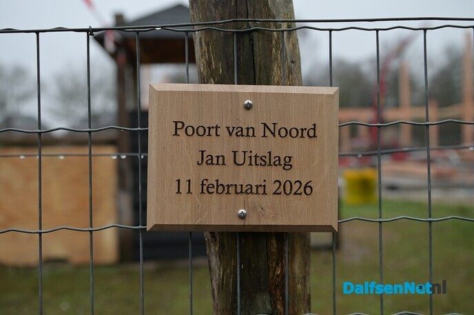 Onthulling bouwbord Poort van Noord - Foto: Johan Bokma