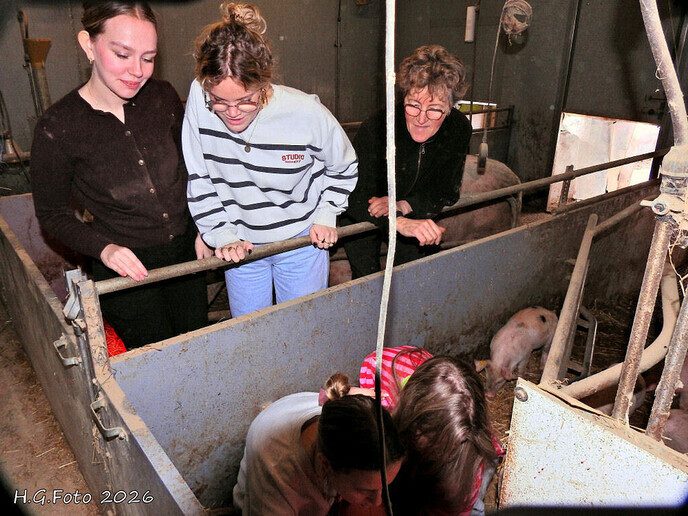 Vier vriendinnen op bezoek aan’t Zandeinde,