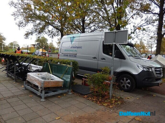 Fietsenstalling uitbreiding station - Foto: Willy