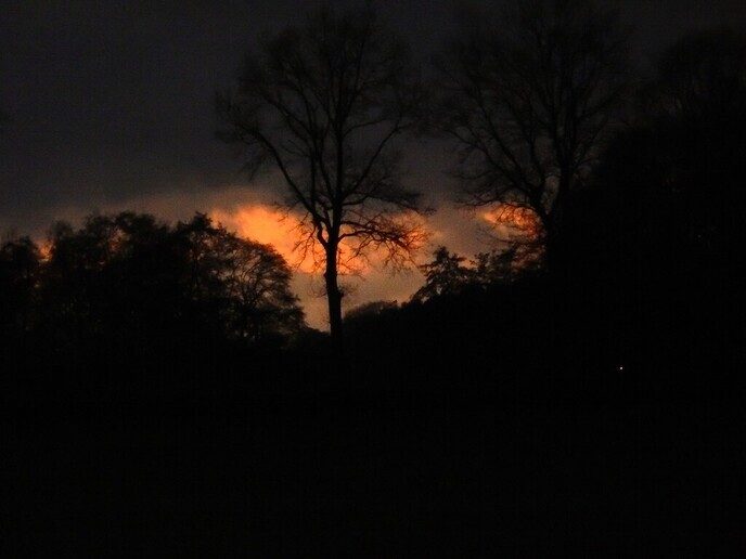 Zo zag de lucht er gisteren uit - Foto: Ingezonden foto