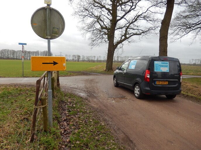 Heinoseweg(en) afgesloten - Foto: Ingezonden foto