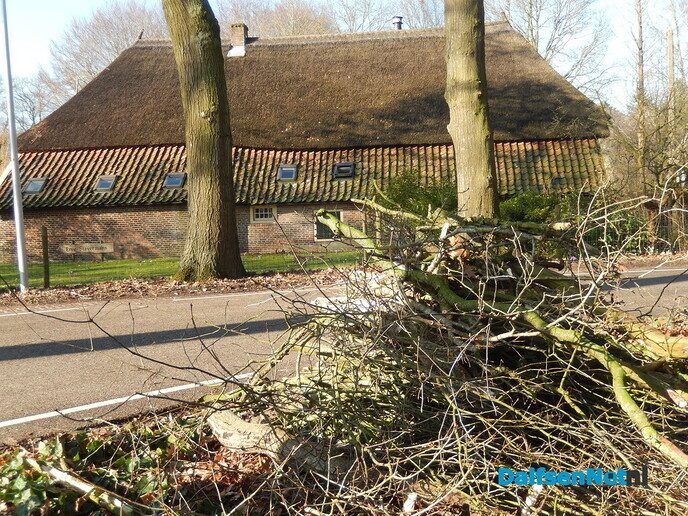 Ze gaan donderdag gewoon weer verder op de Heinoseweg - Foto: Willy
