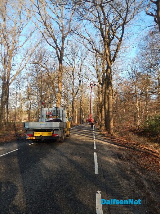 Ze gaan donderdag gewoon weer verder op de Heinoseweg - Foto: Willy