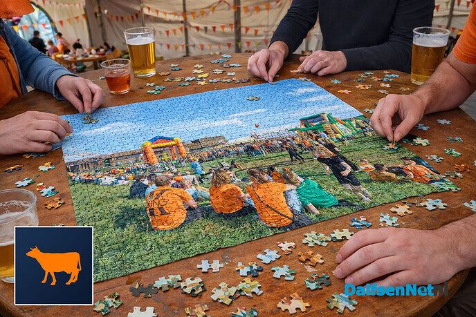 In de feestweek legpuzzelkampioenschap - Foto: Ingezonden foto