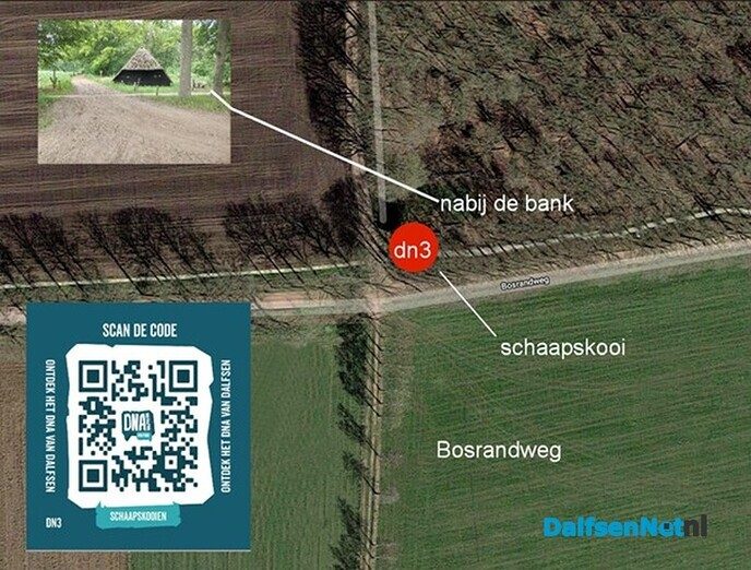 Tegel gelicht over het DNA van Dalfsen - Foto: Ingezonden foto
