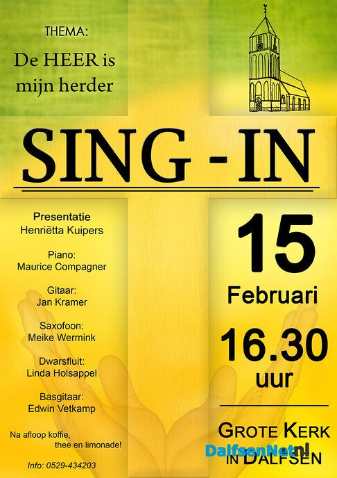 Sing-in in de Grote Kerk - Foto: Ingezonden foto