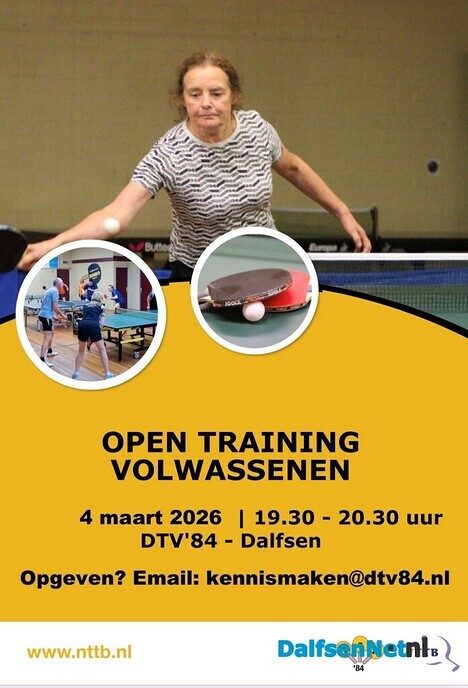 Kennismaken met tafeltennis? - Foto: Ingezonden foto