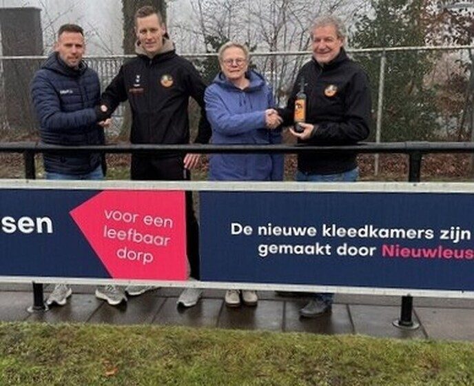 Nieuwe kleedkamers dankzij Nieuwleusen Synergie - Foto: Ingezonden foto