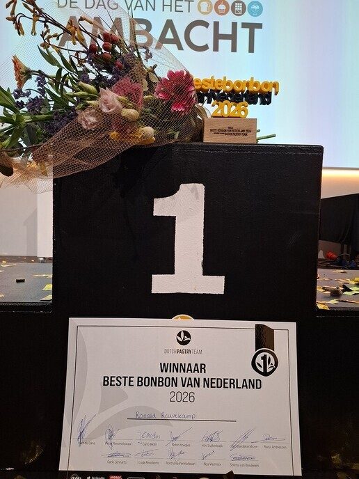 Ronald Reuvekamp uit Dalfsen wint de Beste Bonbon van Nederland - Foto: Ingezonden foto