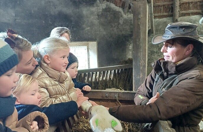 Het was gisteren lammetjesdag bij de Lemelerberg