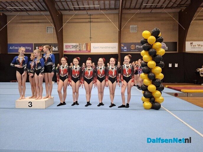 Turnselectie gym. ver. Nieuwleusen goed voor goud - Foto: Ingezonden foto