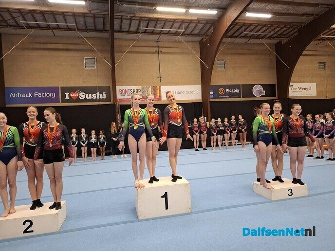 Turnselectie gym. ver. Nieuwleusen goed voor goud - Foto: Ingezonden foto