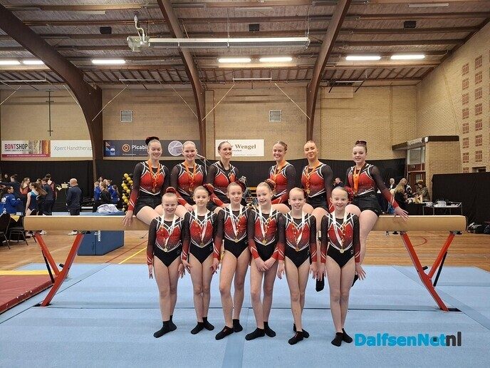 Turnselectie gym. ver. Nieuwleusen goed voor goud - Foto: Ingezonden foto