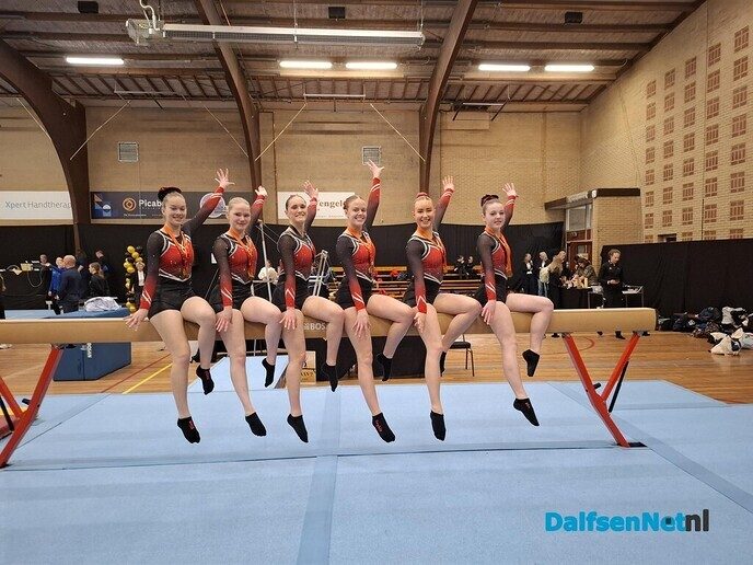 Turnselectie gym. ver. Nieuwleusen goed voor goud - Foto: Ingezonden foto