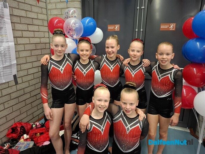Succesvolle zaterdag voor turnselectie gym. Vereniging - Foto: Ingezonden foto