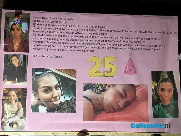 Hiep, Hiep, Hoera Mirna 25 jaar - Foto: Ingezonden foto