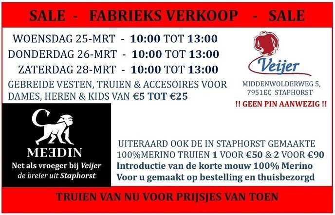SALE – Truien van nu voor prijsjes van toen
