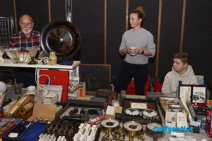 Veel bezoekers voor de Vintage & Techniekbeurs in De Spil - Foto: Paul Scholten