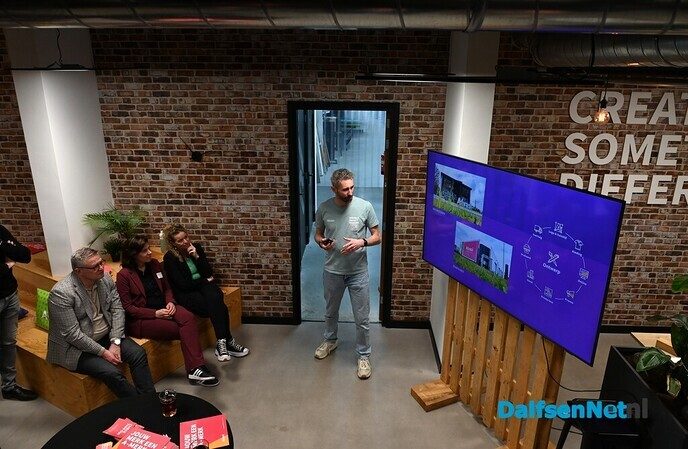 Inspirerende avond netwerken met collega-ondernemers in Nieuwleusen - Foto: Johan Bokma