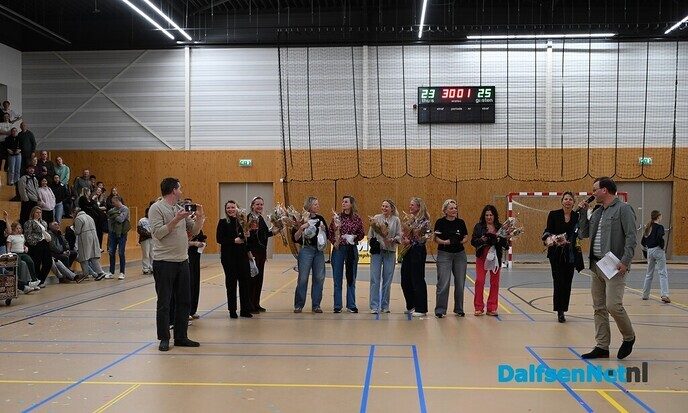 Handbalsters SV Dalfsen promoveren naar eerste divisie - Foto: Johan Bokma