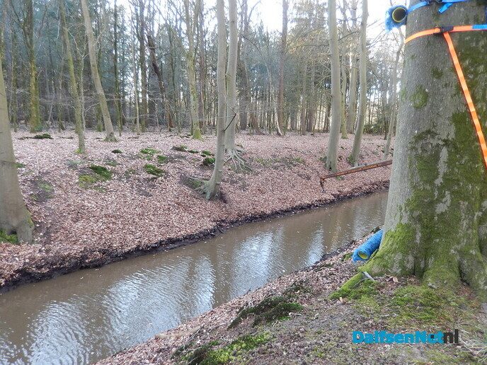 Gracht reinigen langs de Mataramweg - Foto: Willy
