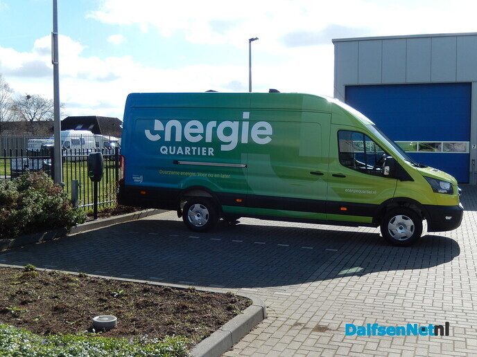 Nieuwe naam aan de gevel: Energie quartier - Foto: Willy