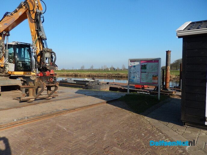 Werk aan de kade, Vecht of haven - Foto: Willy