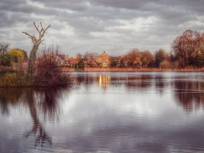 Via de regenplas naar de Hulsterplas - Foto: Femmie Smink