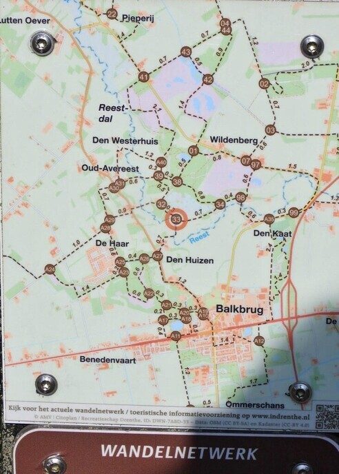 Wandelnetwerk met verschillende routes - Foto: Femmie Smink