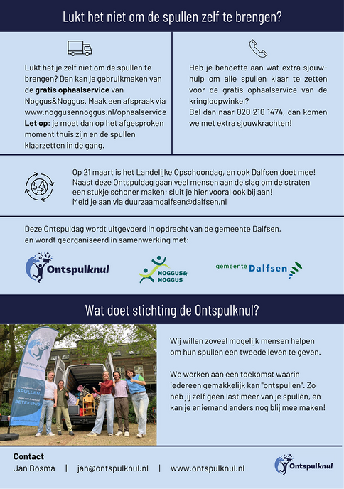 Ontspuldag Dalfsen - Foto: Ingezonden foto