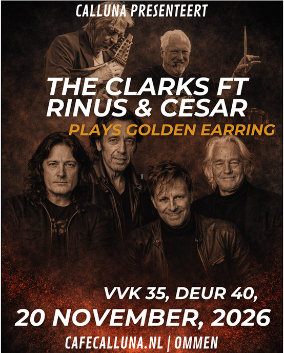Legendarische Golden Earring-leden naar Calluna - Foto: Ingezonden foto