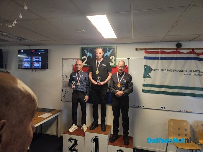 Biljart: Johan Hofman pakt zilver NK. biljarten libre - Foto: Ingezonden foto