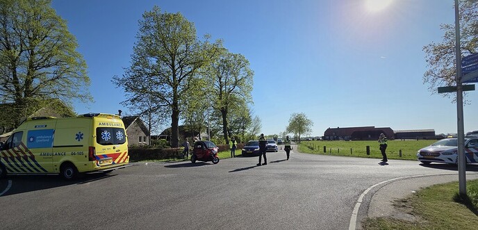 Gewonde bij ongeval Dalmsholte - Foto: Niels Jansen