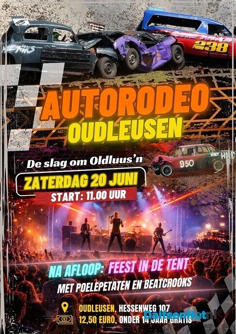 Autorodeo Oudleusen 20 juni 2026 - Foto: Ingezonden foto