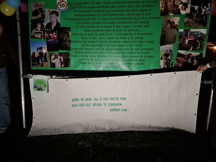 Grote drukte aan de Langsweg