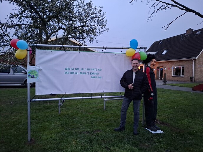 Grote drukte aan de Langsweg